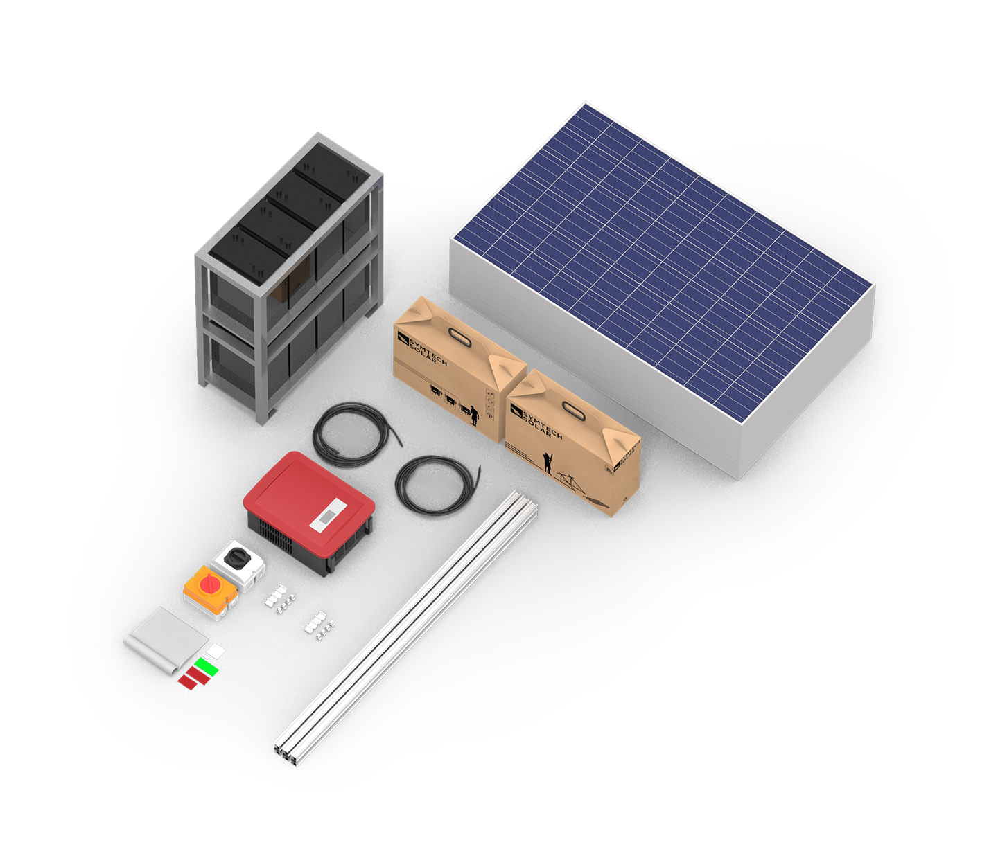 Complete Off Grid Solar Battery Kits Symtech Solar La solar group specializes in solar electricity systems for homes, schools, businesses and community buildings. complete off grid solar battery kits