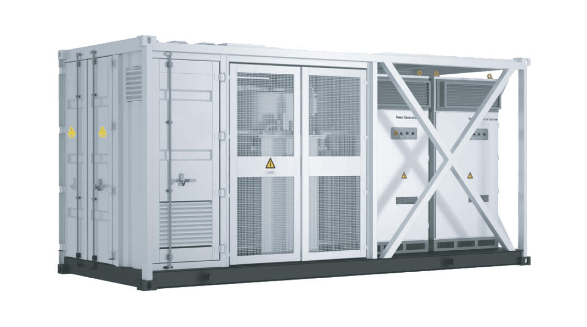 MEGATRON 33 kV MV skid 33 kV integrated MV skid with two bidirectional PCS units, an oil-immersed step-up transformer and ring main unit switchgear