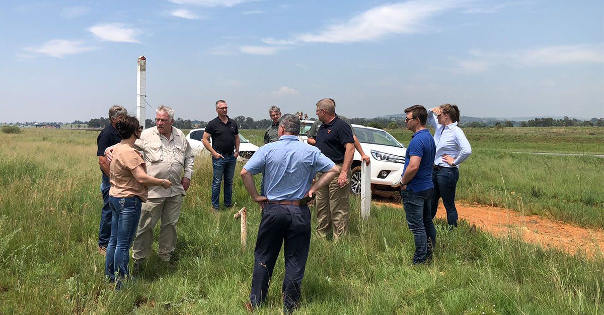 Symtech Solar's South Africa team on site for a PV and BESS project