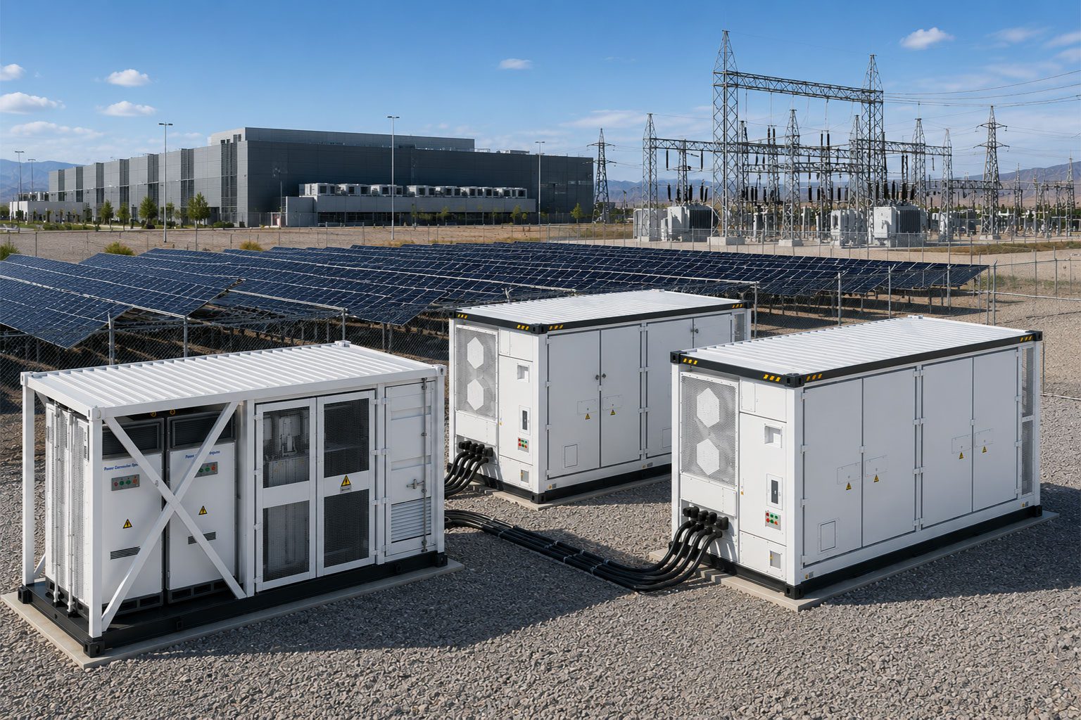 Datacenter with MEGATRON MV Power Block 12.5MWh x 3.125MW