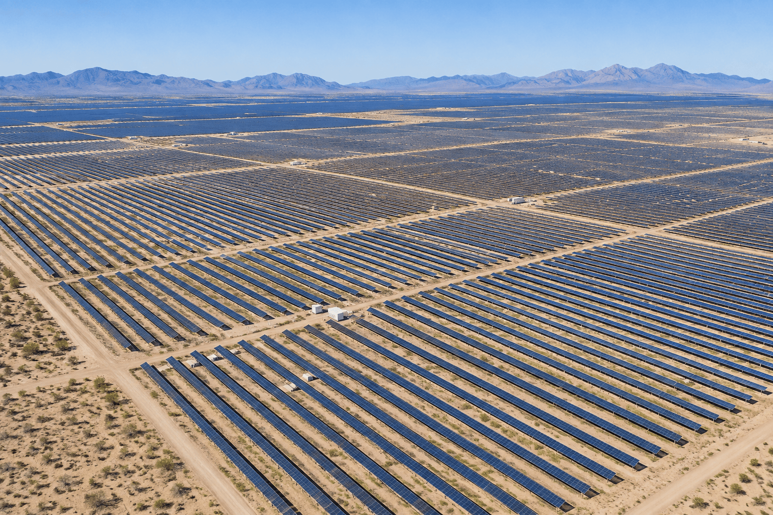 Large-Scale Arizona PV System that could Power the United States